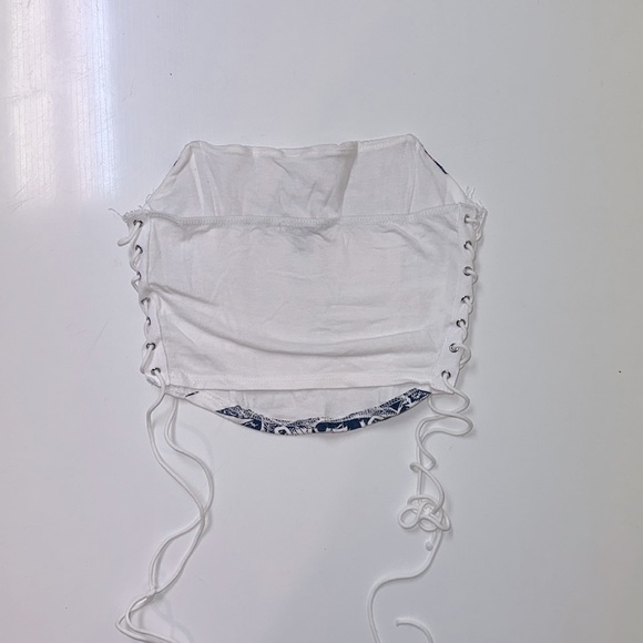 Side Tie Corset Top - Picture 3 of 6